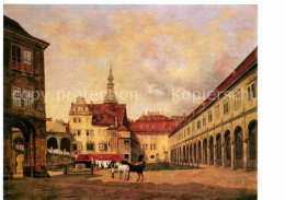 72631883 Dresden Stallhof Kuenstlerkarte Johann Gottfried Pulian Dresden - Dresden
