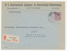 Em. Veth Aangetekend Rotterdam - Amsterdam 1926 - Unclassified