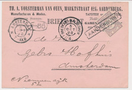 Trein Haltestempel Aardenburg 1898 - Brieven En Documenten