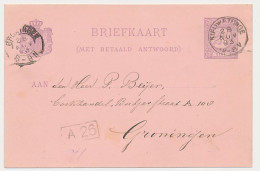 Kleinrondstempel Nieuwetonge 1893 - Unclassified