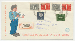 Aangetekend Rotterdam 1961 - Filatelistendag - Unclassified