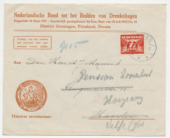 Envelop Vries 1943 - Reddingsbond - Unclassified