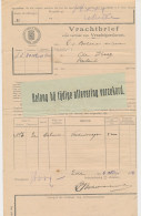 Vrachtbrief Staats Spoorwegen Ede - Den Haag 1914 - Etiket - Unclassified