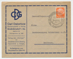 Illustrated Cover Deutsches Reich / Germany 1938 Book Printing - Grossrohrsdorf - Weaving - Sonstige & Ohne Zuordnung