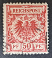Deutsches Reich 1889, Mi 50a Gestempelt Geprüft - Oblitérés