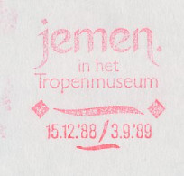 Meter Cover Netherlands 1989 Jemen / Yemen - Exhibition Tropical Museum - Ohne Zuordnung