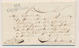 118 ENKHUISEN - Amsterdam 1812 - ...-1852 Préphilatélie