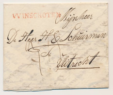 WINSCHOTEN - Utrecht 1828 - Lakzegel - ...-1852 Vorläufer