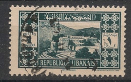 GRAND LIBAN - 1939 - N°YT. 164 - Beiteddine 1pi Ardoise - Oblitéré / Used - Gebraucht