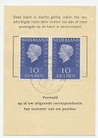 Em. Juliana Postbuskaartje Amsterdam 1971 - Non Classificati