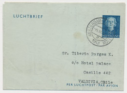 Luchtpostblad G. 4 Amsterdam - Valdivia Chili 1953 - Postal Stationery