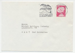 Cover / Postmark Germany 1977 Dolphin - Zoo Munster - Otros & Sin Clasificación