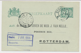 Briefkaart G. 55 Particulier Bedrukt Utrecht 1905 - Postal Stationery