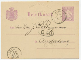 Briefkaart G. 18 Firma Blinddruk Almelo 1881 - Postal Stationery