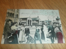 AK München Bahnhof , 1904 , Eisenbahn , Ansichtskarte !!! - Muenchen