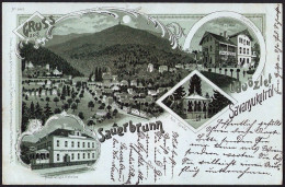 Österreich / Austria: Savanyukut (Bad Sauerbrunn)  1899 - Altri & Non Classificati