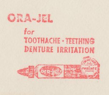 Meter Top Cut USA 1962 Denture Irritation - Ora Jel - Médecine