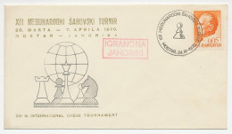 Cover / Postmark Yugoslavia 1970 Chess - International Tournament - Sin Clasificación