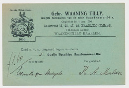 Antwoord Briefkaart Haarlem 1914 - Haarlemmer Olie - Sin Clasificación