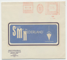 Illustrated Meter Cover Netherlands 1938 SMN - Netherlands Steamship Company - M.S. Oranje - Ships