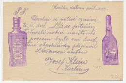 Illustrated Postal Stationery / Cachet Austria 1907 Rum  - Wein & Alkohol