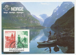 Maximum Card Norway 1986 Fishing - Poissons