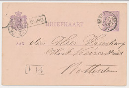 Trein Haltestempel Middelburg 1885 - Covers & Documents