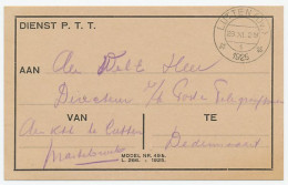 Dienst PTT Lutten - Dedemsvaart 1925 - Sneeuw - Unclassified