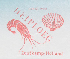 Meter Cut Netherlands 1988 Shell - Shrimp - Marine Life