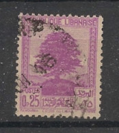 GRAND LIBAN - 1940 - N°YT. 168 - Cèdre 0pi25 Lilas - Oblitéré / Used - Usati