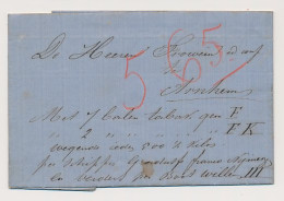 Druten - Arnhem 1872 - Per Schipper Franco Nijmegen  - ...-1852 Precursori