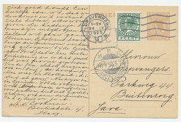 Briefkaart G. 198 / Bijfrankering Den Haag - Ned. Indie 1925 - Postal Stationery