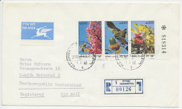 Registered Cover Israel 1982 Trees - Bäume