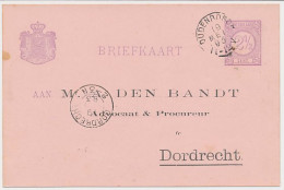 Briefkaart G. 23 Particulier Bedrukt Dordrecht 1893 - Postal Stationery