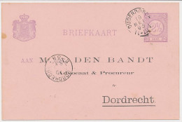 Briefkaart G. 23 Particulier Bedrukt Dordrecht 1893 - Entiers Postaux