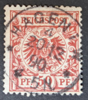 Deutsches Reich 1889, Mi 50ba Gestempelt Geprüft - Used Stamps