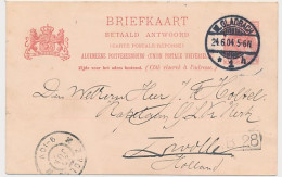 Briefkaart G. 58 B A-krt. M. Gladbach Duitsland - Zwolle 1904 - Entiers Postaux