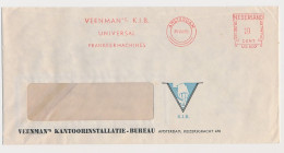 Meter Cover Netherlands 1953 Universal Simplex - Vignette [ATM]