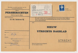 Doorn - Utrecht 1970 - Persbericht - NBM Vrachtzegel 30 Cent - Non Classés