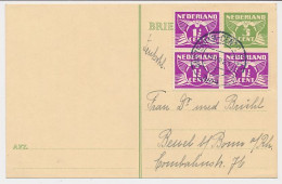 Briefkaart G. 228 / Bijfrankering Amsterdam - Duitsland 1934 - Entiers Postaux