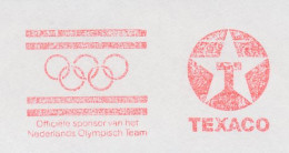 Meter Cut Netherlands 1991 Texaco - Official Sponsor Of The Dutch Olympic Team - Autres & Non Classés