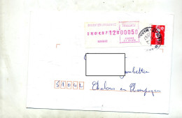 Lettre Cachet Givry Sur Briat Vignette Bureau - Manual Postmarks