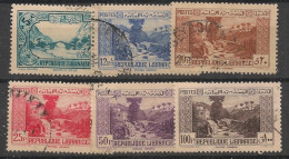 GRAND LIBAN - 1940 - N°YT. 170 à 175 - Série Complète - Oblitéré / Used - Gebruikt