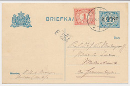 Briefkaart G. 94 A I / Bijfrankering Huizen - Den Haag 1917 - Entiers Postaux