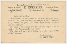 Briefkaart G. 88 Particulier Bedrukt Amsterdam - Duitsland 1920 - Postal Stationery