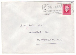 Cover / Postmark Netherlands 1974 Bird - Spoonbill - Bird Protection - Autres & Non Classés