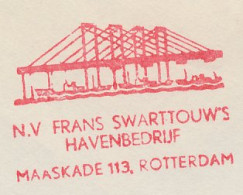 Meter Cover Netherlands 1963 Harbor Rotterdam - Schiffe