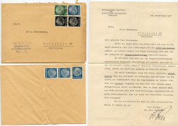 Germany 1937 Cover & Letter; Dresden-Bad Weisser Hirsch - Prof. Dr. H. Prell To Schiplage; Hindenburg Stamps - Covers & Documents