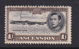 Ascension: 1938/53   KGVI    SG44a    1/-   [Perf: 13]    Used - Ascensión