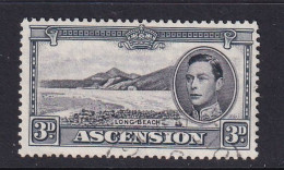 Ascension: 1938/53   KGVI    SG42a    3d   Black & Grey  [Perf: 13½]  Used - Ascension